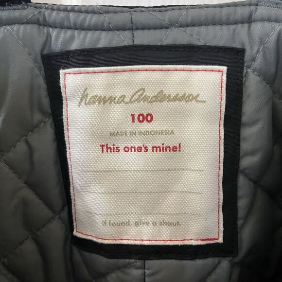 Hanna Andersson Black Snow Bibs Overalls Kids Size 100 US 4 - Picture 11 of 16